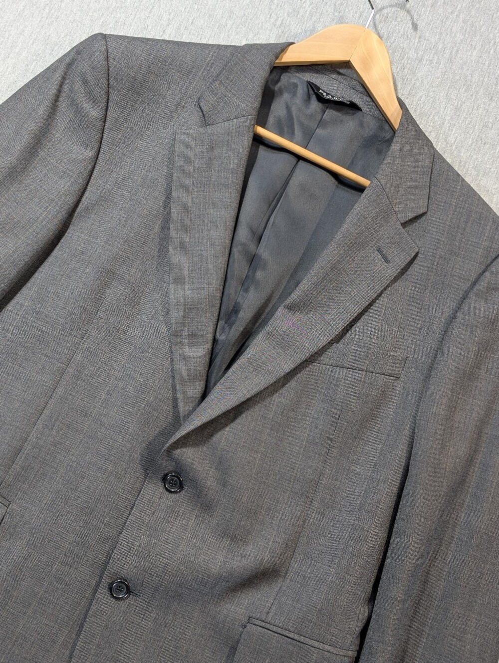 JoS. A. Bank Glen Plaid Wool Blazers Men's 44R Gray